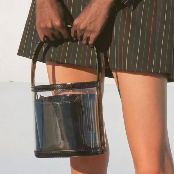 STAUD Bissett Translucent Crossbody Bucket Bag - Picture 8 of 16
